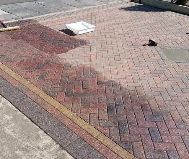 driveway cleaned