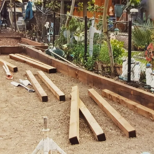 new fence being built